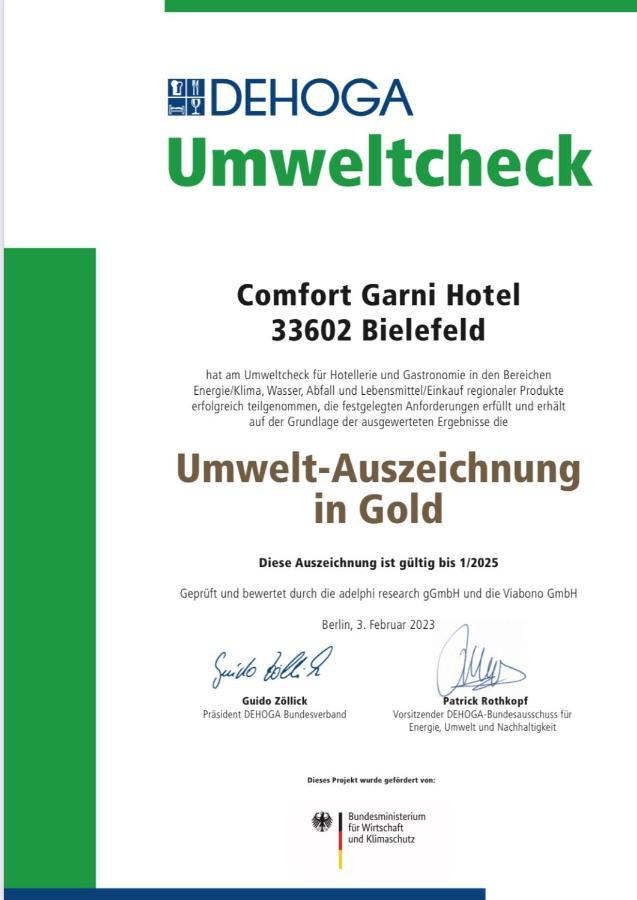 בילפלד Comfort Garni Stadtzentrum Hotel מראה חיצוני תמונה